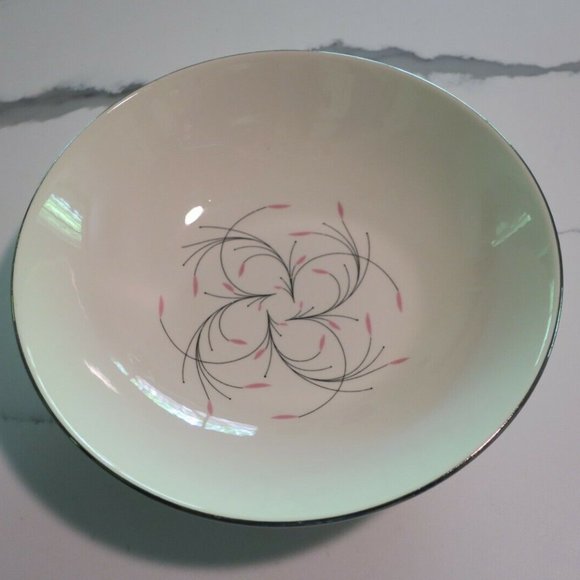 Homer Laughlin Rhythm Capri Serving Bowl & Platter VT Mid-Century - Picture 2 of 5